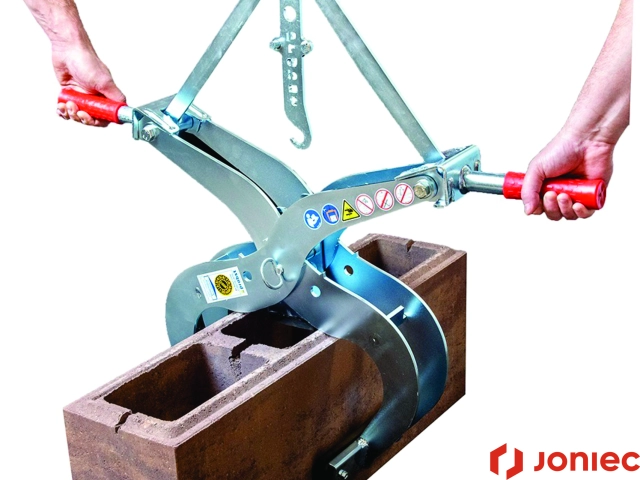 Pinza para bloques de hormigón
